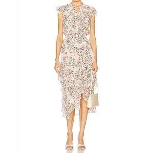 NEW MISA LOS ANGELES ilysa midi dress in spring ditsy